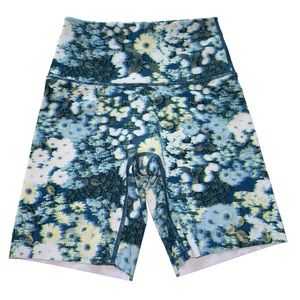 AERIE Offline Goals Bike 3D Floral Short High Rise Size Small